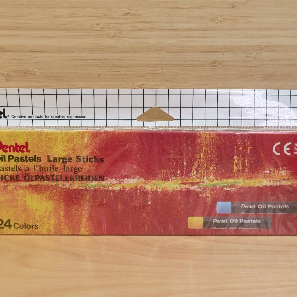 Vintage Pentel Oil Pastels GH-24 / Old Stock Sealed Set / Made in Japan